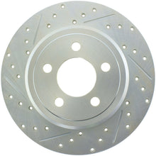 Cargar imagen en el visor de la galería, StopTech Select Sport 06-15 Dodge Charger/ 05-15 Chrysler 300 Slotted/Drilled Right Rear Brake Rotor