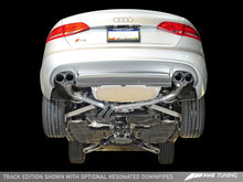 Cargar imagen en el visor de la galería, AWE Tuning Audi B8 / B8.5 S4 3.0T Track Edition Exhaust - Chrome Silver Tips (90mm)