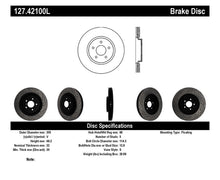 Cargar imagen en el visor de la galería, StopTech Infiniti G37 / Nissan 370Z SportStop Slotted &amp; Drilled Front Left Rotor