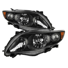 Cargar imagen en el visor de la galería, xTune Toyota Corolla 2009-2010 OEM Style Headlights - Black HD-JH-TCO09-AM-BK