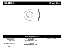 Cargar imagen en el visor de la galería, StopTech Nissan 370z / Infiniti G37 SportStop Drilled Front Left Rotor