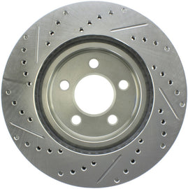 StopTech Select Sport 06-17 Dodge Charger/14-17 Chrysler 300 Slotted & Drilled Front Left Rotor