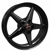 Cargar imagen en el visor de la galería, Race Star 92 Drag Star Bracket Racer 17x9.5 5x4.50BC 6.875BS Gloss Black Wheel