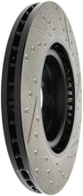 Cargar imagen en el visor de la galería, StopTech 02-06 Acura RSX Type S / 06-09 Honda Civic Si Slotted &amp; Drilled Right Front Rotor
