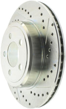 Cargar imagen en el visor de la galería, StopTech Select Sport 2011-2012 Dodge Challenger RT Drilled and Slotted Rear Left Brake Rotor