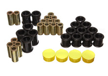 Cargar imagen en el visor de la galería, Energy Suspension 95-98 Nissan 240SX (S14) Black Rear Control Arm Bushing Set (Must reuse existing o