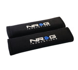 NRG Seat Belt Pads 2.7in. W x 11in. L (Black) Short - 2pc