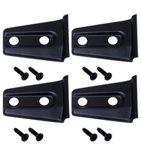 Cargar imagen en el visor de la galería, Kentrol 07-18 Jeep Wrangler JK Door Hinge Overlays 4 Pieces 2 Door - Textured Black