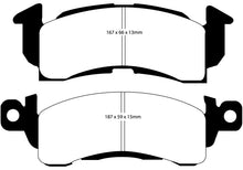 Cargar imagen en el visor de la galería, EBC 73-74 Buick Apollo 4.1 Yellowstuff Front Brake Pads