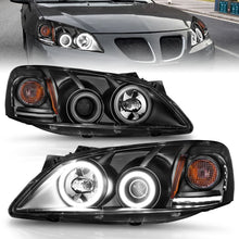 Cargar imagen en el visor de la galería, ANZO 2005-2010 Pontiac G6 Projector Headlights w/ Halo Black (CCFL)