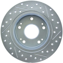 Cargar imagen en el visor de la galería, StopTech Select Sport Drilled &amp; Slotted Rotor - Front Left