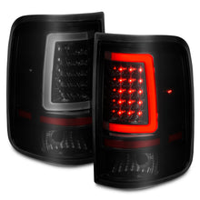 Cargar imagen en el visor de la galería, ANZO 2004-2006 Ford F-150 LED Tail Lights w/ Light Bar Black Housing Smoke Lens