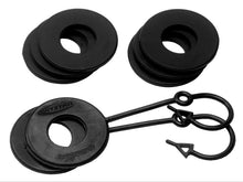 Cargar imagen en el visor de la galería, Daystar Black Locking D Ring Isolator Pair w/Washer Kit