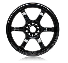 Cargar imagen en el visor de la galería, Gram Lights 57DR 18x9.5 +22 5-114.3 Glossy Black Wheel