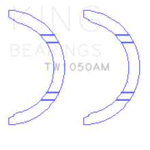 Cargar imagen en el visor de la galería, King Engine Bearings Mitsubishi EVO X 4B11T/Hyundai G4KC/G4KD/G4KE Thrust Washer Set