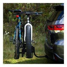 Cargar imagen en el visor de la galería, Curt Tray-Style Hitch-Mounted Bike Rack (2 Bikes 1-1/4in or 2in Shank)