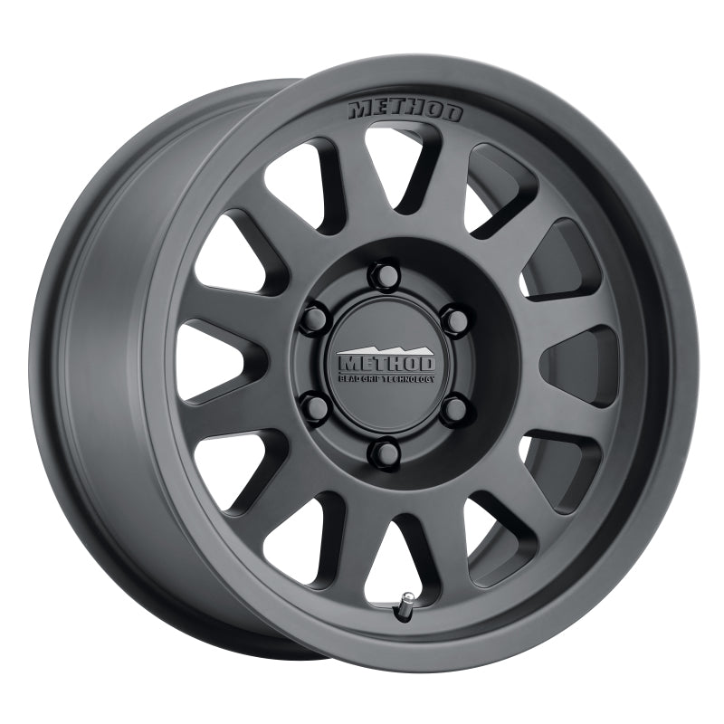 Method MR704 17x8.5 0mm Offset 6x5.5 106.25mm CB Matte Black Wheel