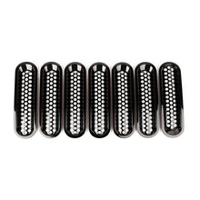 Cargar imagen en el visor de la galería, Rugged Ridge Grille Inserts Perforated 07-18 Jeep Wrangler