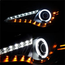 Cargar imagen en el visor de la galería, Spyder Scion FRS 12-14 Projector Headlights CCFL Halo DRL LED Black PRO-YD-SFRS12-CCFL-BK