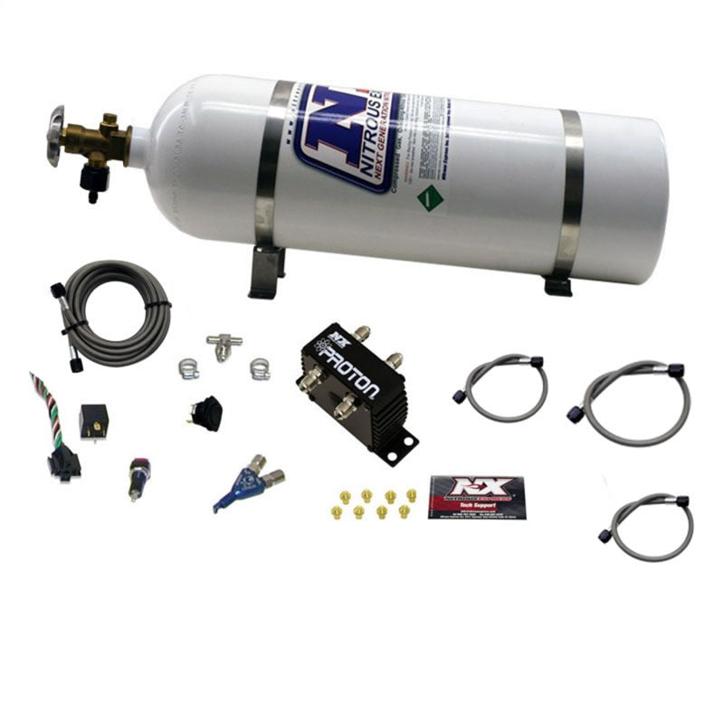 Nitrous Express Proton Series Nitrous Kit w/15lb Bottle