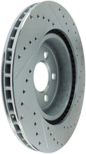 Cargar imagen en el visor de la galería, StopTech Select Sport 10-14 Dodge Challenger Drilled and Slotted Front Right Brake Rotor