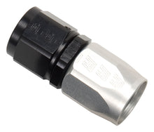 Cargar imagen en el visor de la galería, Russell Performance -8 AN Black/Silver Straight Full Flow Hose End