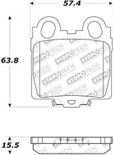 Load image into Gallery viewer, StopTech Performance 98-05 Lexus GS 300/350/400/430/450H / 00-05 IS250/300/350 Rear Brake Pads