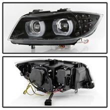 Cargar imagen en el visor de la galería, Spyder 09-12 BMW E90 3-Series 4DR HID w/ AFS Only - LED Turn - Black - PRO-YD-BMWE9009-AFSHID-BK