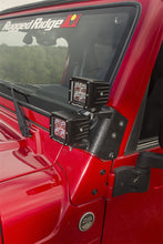 Cargar imagen en el visor de la galería, Rugged Ridge 97-06 Jeep Wrangler TJ Textured Black Dual A-Pillar Light Mount