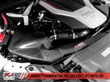 Cargar imagen en el visor de la galería, AWE Tuning Audi B9/B9.5 S4/S5/RS5 3.0T Carbon Fiber AirGate Intake w/ Lid