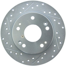 Cargar imagen en el visor de la galería, StopTech Select Sport Drilled &amp; Slotted Rotor - Front Left