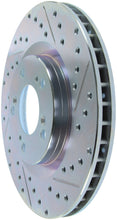 Cargar imagen en el visor de la galería, StopTech Select Sport 2000-2009 Honda S2000 Slotted and Drilled Left Front Brake Rotor