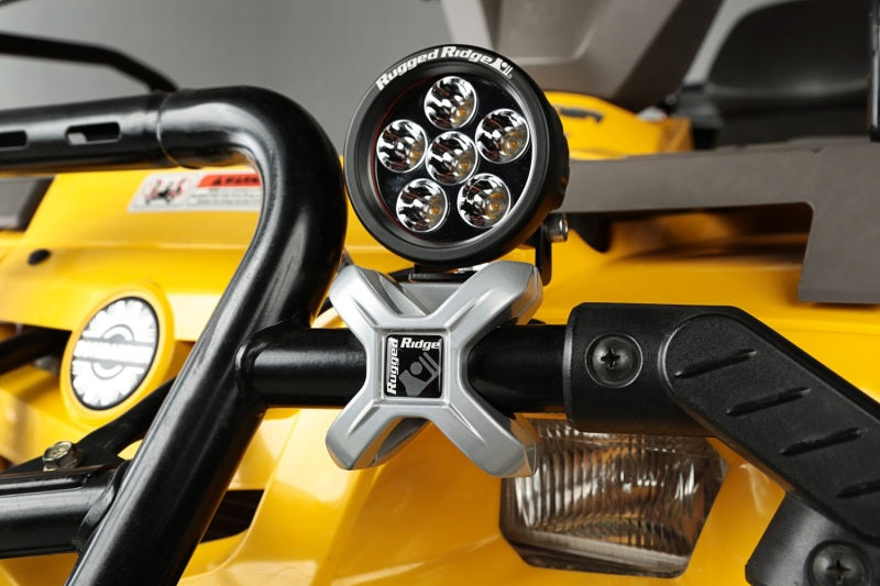 Rugged Ridge 1.25-2.0in Silver X-Clamp