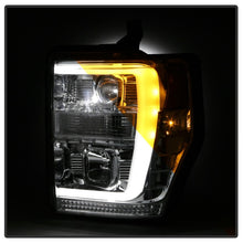 Load image into Gallery viewer, Spyder Ford F-250/350/450 08-10 V2 High-Power LED Headlights-Switch Back-Chrome PRO-YD-FS08PL-SBLB-C