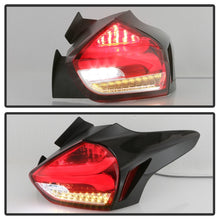 Cargar imagen en el visor de la galería, Spyder 15-17 Ford Focus Hatch LED Tail Lights w/Indicator/Reverse - Red Clr (ALT-YD-FF155D-LED-RC)