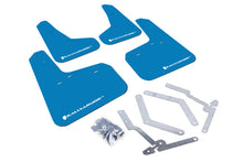 Cargar imagen en el visor de la galería, Rally Armor 12-19 Ford Focus ST / 16-19 RS Nitrous Blue UR Mud Flap w/White Logo