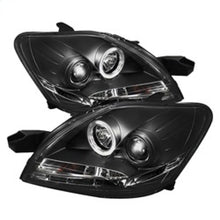 Cargar imagen en el visor de la galería, Spyder Toyota Yaris 07-11 4Dr Projector Headlights LED Halo DRL Blk PRO-YD-TYA074D-DRL-BK