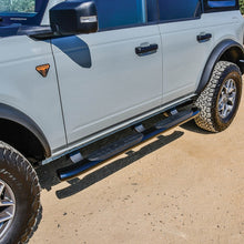 Cargar imagen en el visor de la galería, Westin 21-22 Ford Bronco (4-Door) PRO TRAXX 5 Oval Nerf Step Bars - Textured Black