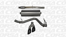 Cargar imagen en el visor de la galería, Corsa 14-19 GMC Sierra/Chevy Silv 1500 Crew Cab/Std. Bed 5.3L V8 Black Sport Single Side CB Exhaust