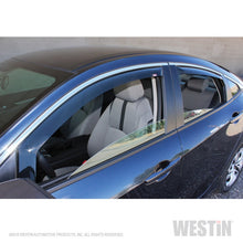 Cargar imagen en el visor de la galería, Westin 2016-2018 Honda Civic Sedan Wade In-Channel Wind Deflector 4pc - Smoke