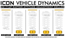 Cargar imagen en el visor de la galería, ICON 17-20 Ford Raptor .5-2.25 AAC Leveling Kit