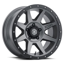 Cargar imagen en el visor de la galería, ICON Rebound 17x8.5 5x5.5 0mm Offset 4.75in BS 77.9mm Bore Titanium Wheel