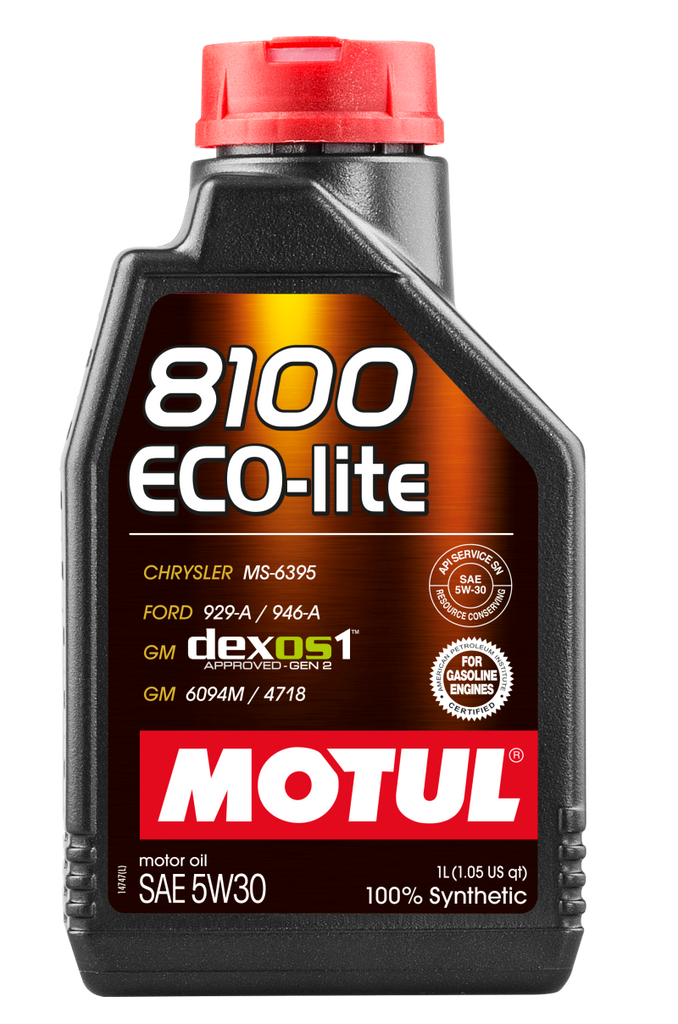 Motul 1L Synthetic Engine Oil 8100 5W30 ECO-LITE