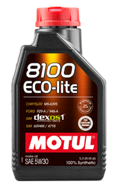 Motul 1L Synthetic Engine Oil 8100 5W30 ECO-LITE