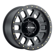 Cargar imagen en el visor de la galería, Method MR309 Grid 17x8.5 0mm Offset 8x180 130.81mm CB Matte Black Wheel