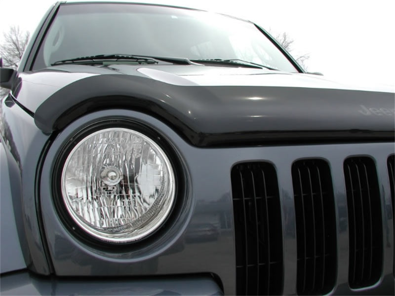 Stampede 2008-2014 Jeep Liberty Vigilante Premium Hood Protector - Smoke