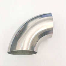 Cargar imagen en el visor de la galería, Ticon Industries 5.0in Diameter 90 1D/5in CLR 2mm /.059in Wall Thickness Titanium Elbow