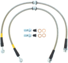 Cargar imagen en el visor de la galería, StopTech 06-12 Mitsubishi Eclipse Stainless Steel Front Brake Lines