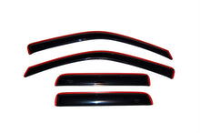 Cargar imagen en el visor de la galería, AVS 04-12 Chevy Colorado Crew Cab Ventvisor In-Channel Front &amp; Rear Window Deflectors 4pc - Smoke