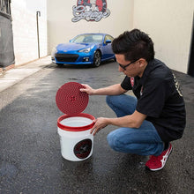 Cargar imagen en el visor de la galería, Chemical Guys Cyclone Dirt Trap Car Wash Bucket Insert - Red